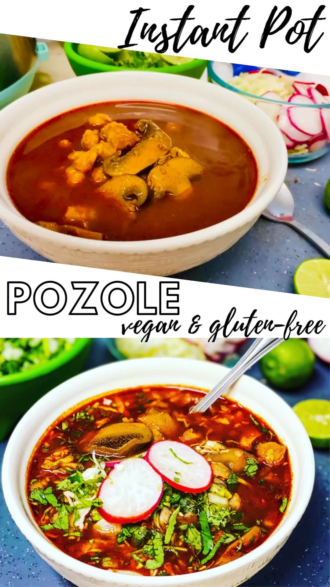 Instant Pot Pozole (vegan/gf) -   25 healthy instant pot recipes vegetarian videos ideas