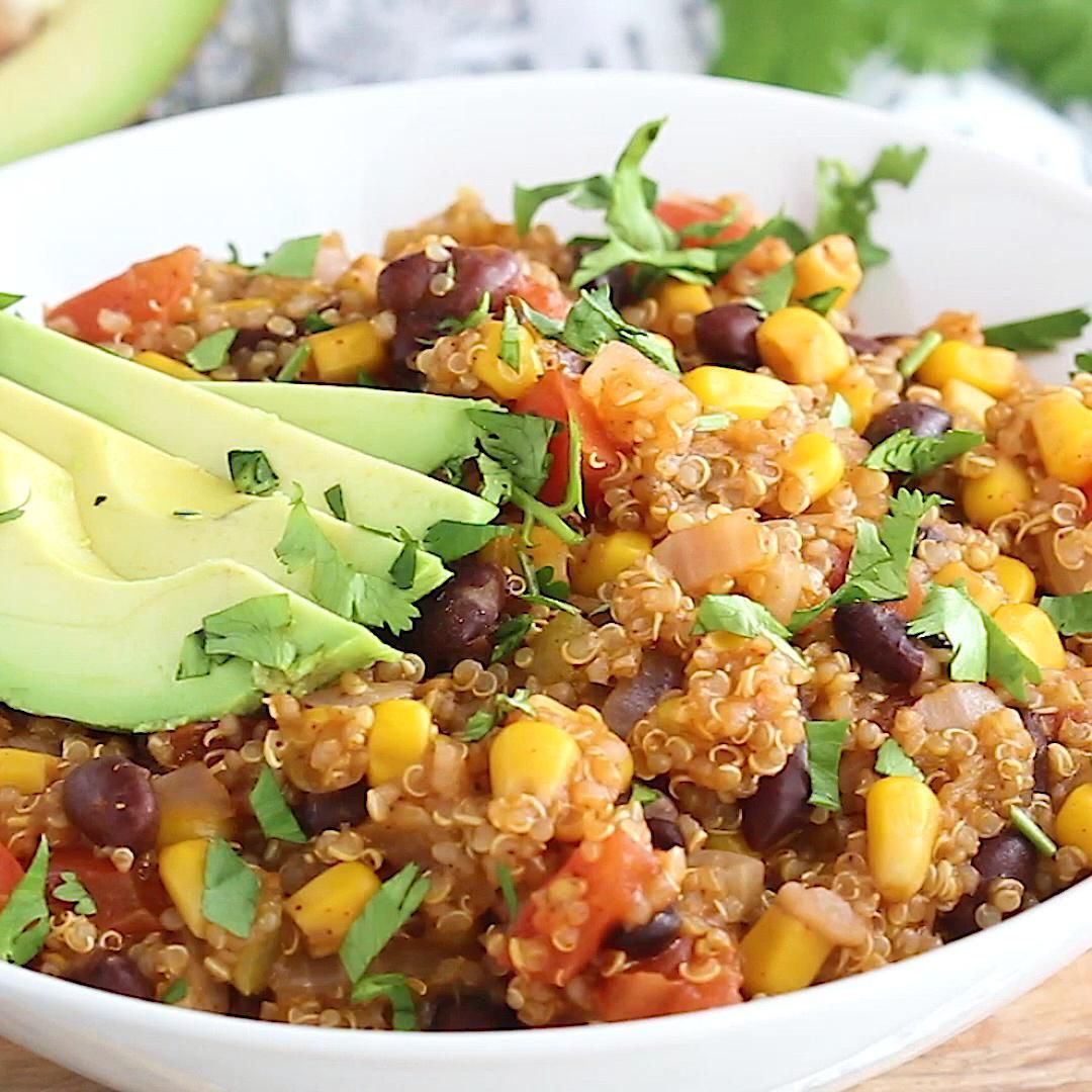 Instant Pot Quinoa Enchilada Casserole -   25 healthy instant pot recipes vegetarian videos ideas