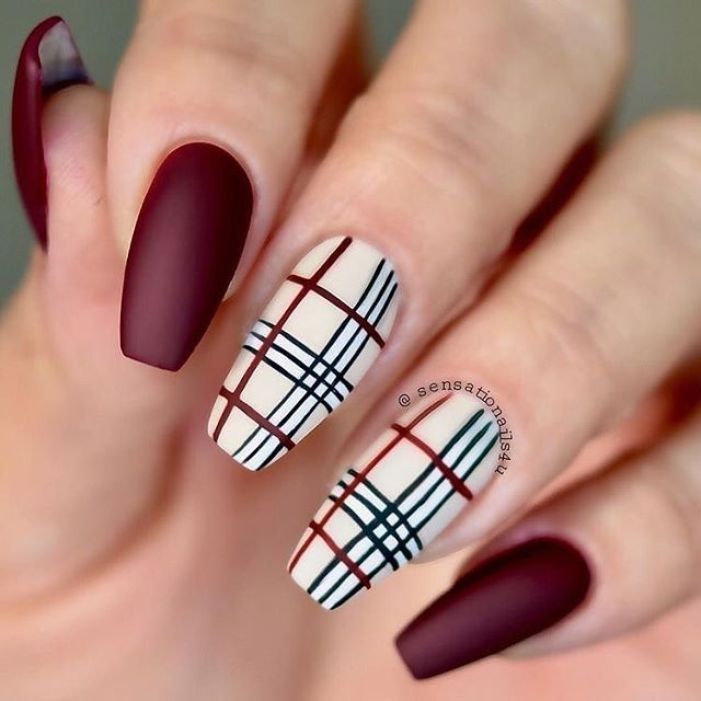 39 Trendy Autumn Nails Art Designs Ideas Autumnal & Charming – Autumn Nail … – Nail desig... -   15 christmas nails acrylic coffin simple ideas