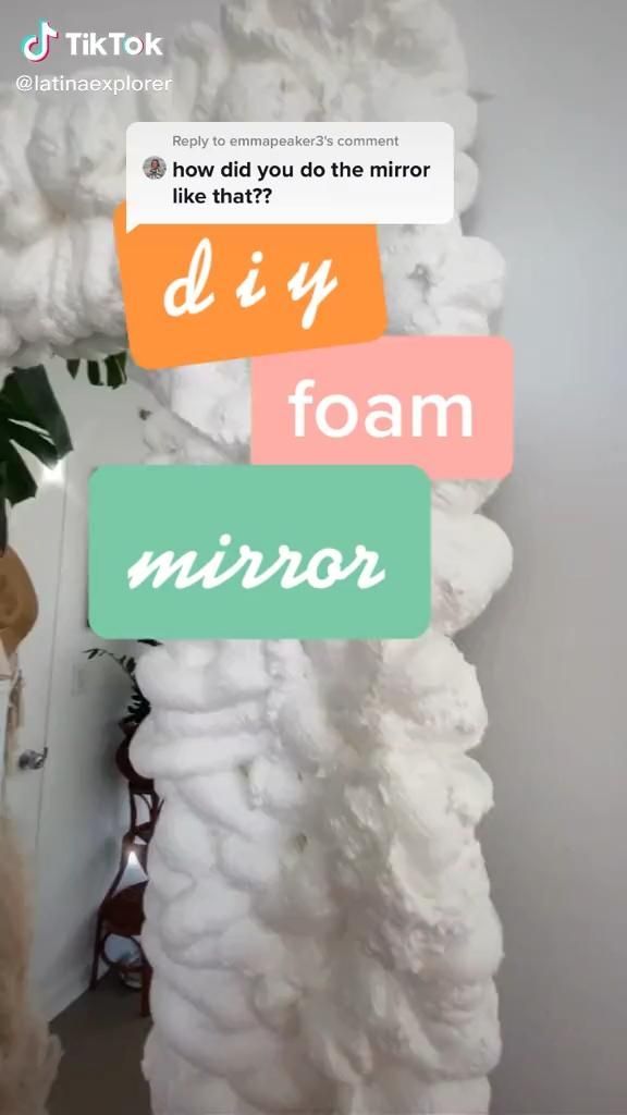 latinaexplorer DIY Mirror -   15 room decor diy tiktok ideas