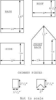 Gingerbread and Icing for Building a Gingerbread House -   17 gingerbread house template measurements ideas