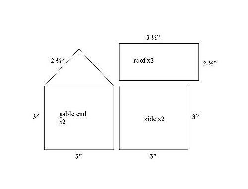 gingerbread house - measurements -   17 gingerbread house template measurements ideas