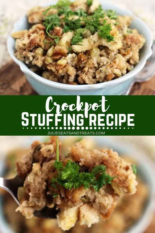 This easy Crockpot Stuffing is perfect for holidays! -   17 stuffing recipes easy crock pot ideas