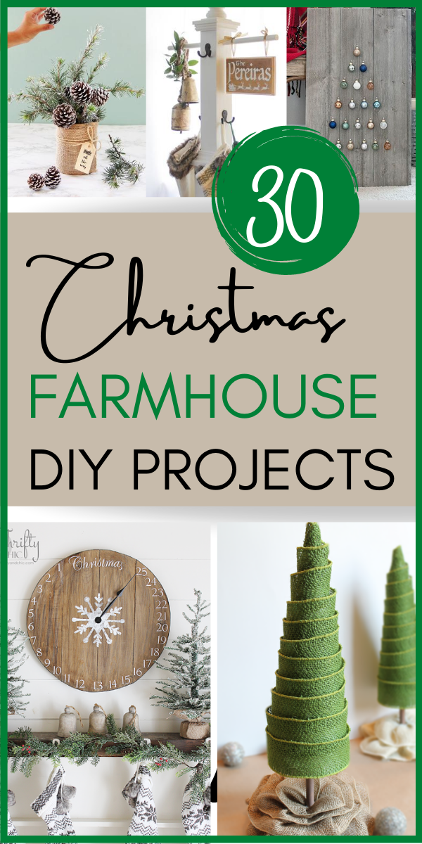 30 Amazing Christmas Farmhouse DIY Projects -   18 christmas crafts diy ideas