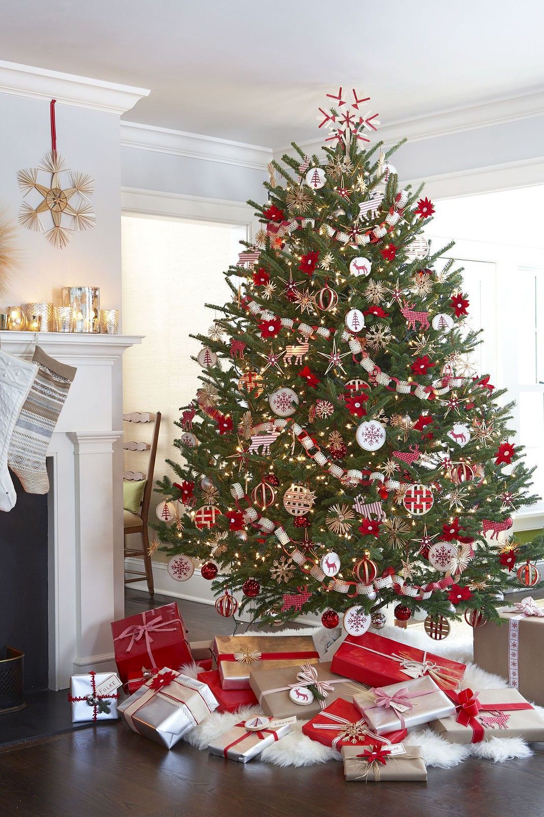 10 Ways to Decorate Your Christmas Tree - living after midnite -   18 christmas tree themes traditional ideas