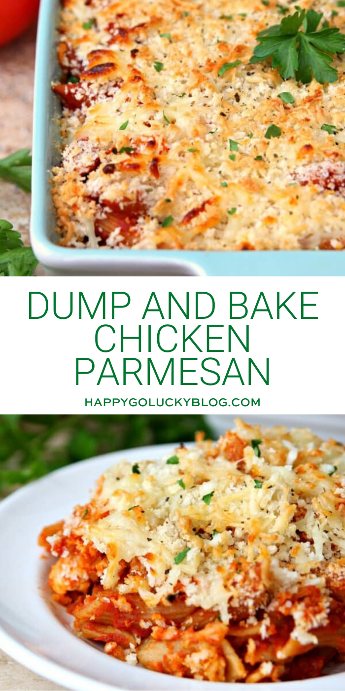 Dump and Bake Chicken Parmesan -   18 dinner recipes easy chicken ideas