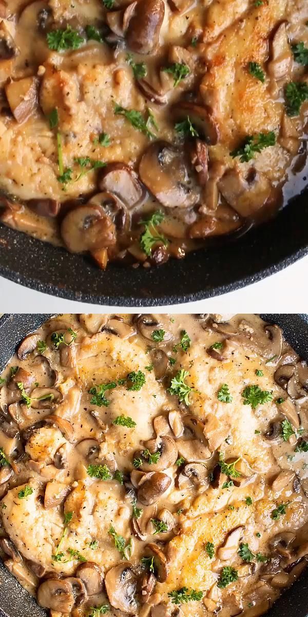 Chicken Marsala with Mushrooms Recipe -   18 dinner recipes easy chicken ideas
