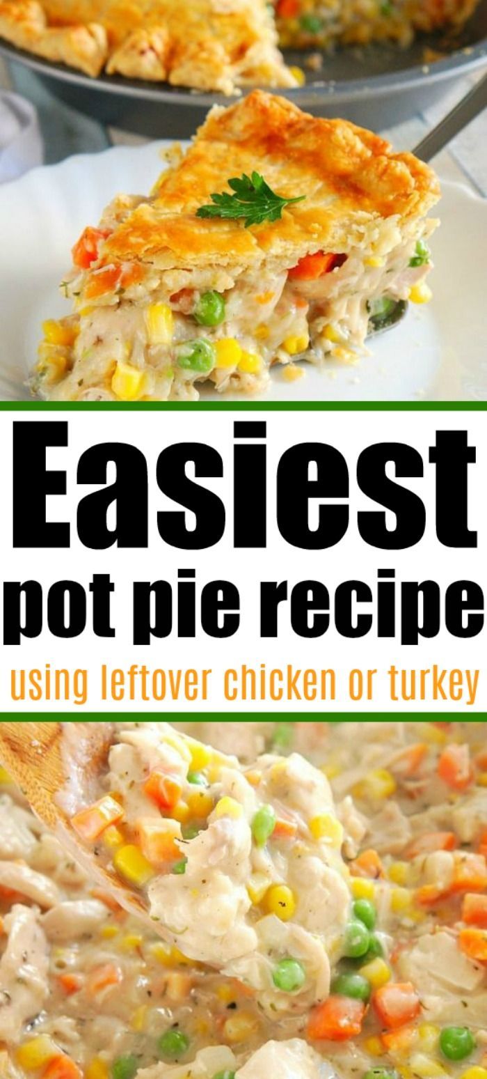 Easy Chicken Pot Pie -   18 dinner recipes easy chicken ideas