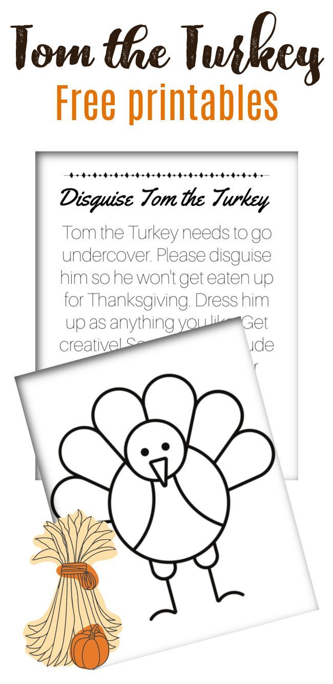Turkey in Disguise Free Printables | Today's Creative Ideas -   18 disguise a turkey project printable template ideas