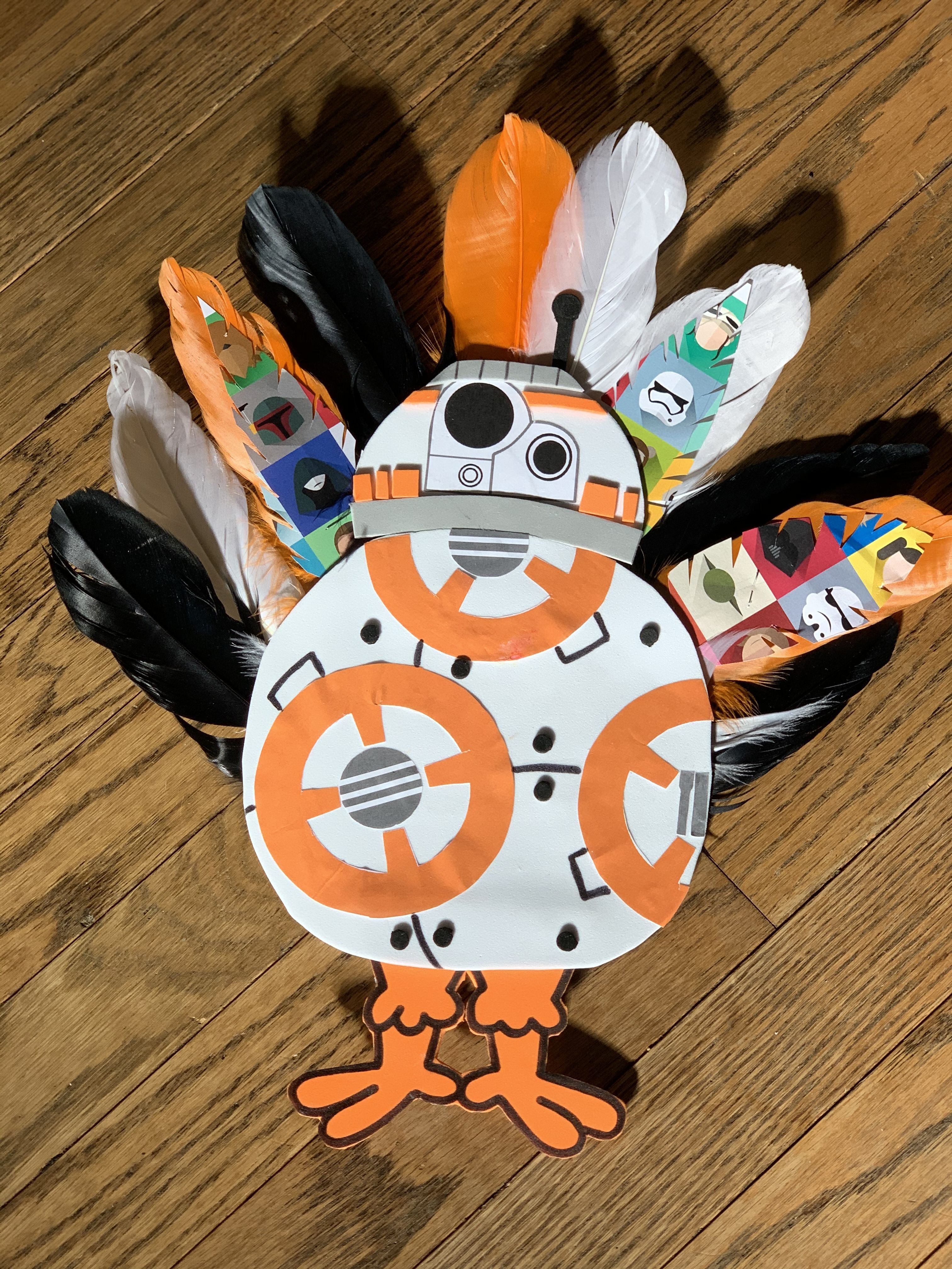 Turkey in Disguise - BB8 Star Wars -   18 disguise a turkey project printable template ideas