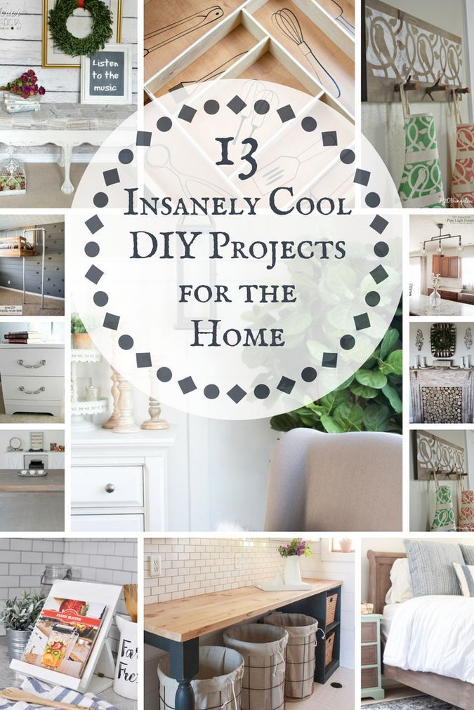 13 Insanely Cool DIY Projects for the Home | Merry Monday -   18 diy projects for the home easy ideas