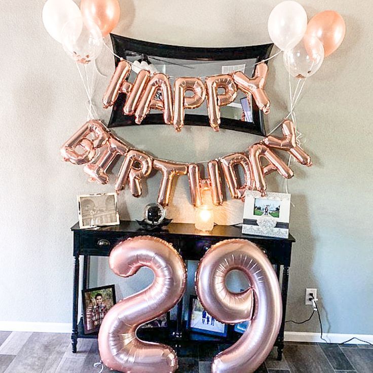 29th BIRTHDAY DECORATIONS Party Supplies and Rose Gold Party | Etsy -   18 room decor for birthday ideas