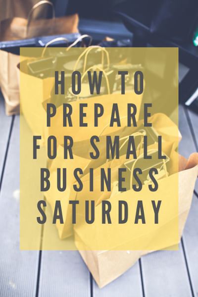 18 small business saturday ideas