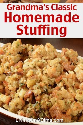 Traditional Thanksgiving Recipes - Dinner For 10 For Less Than $25! -   18 stuffing recipes easy thanksgiving ideas