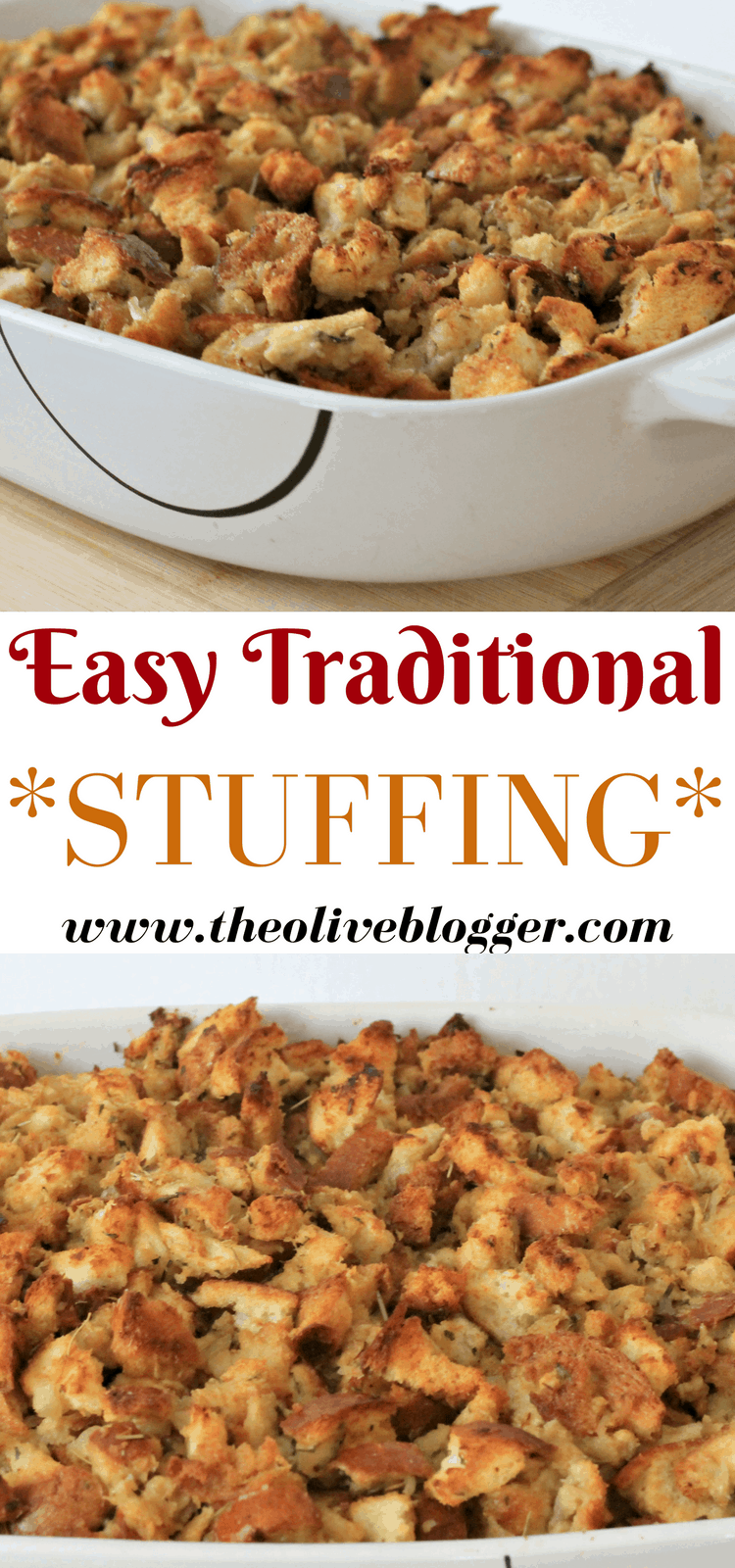 Easy Traditional Stuffing Recipe for the Holidays -   18 stuffing recipes easy thanksgiving ideas