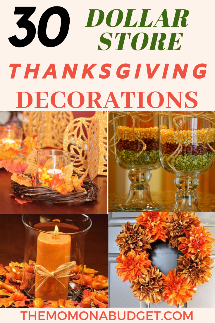 Dollar Store Thanksgiving Decorations -   18 thanksgiving decorations for home dollar stores ideas