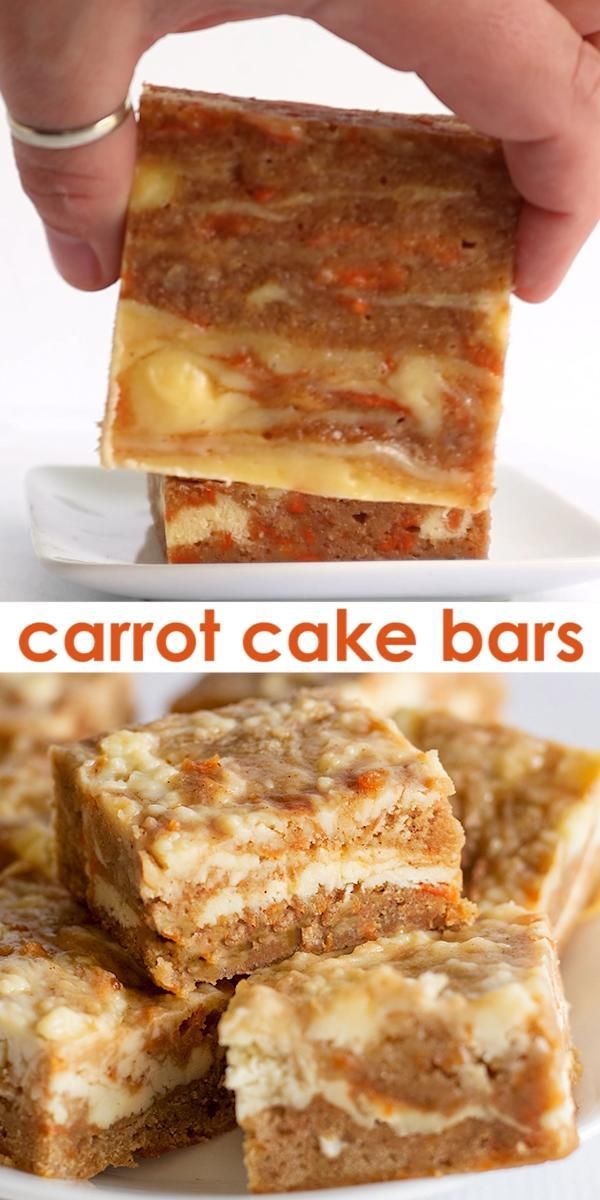 Carrot Cake Bars -   18 thanksgiving desserts for a crowd ideas