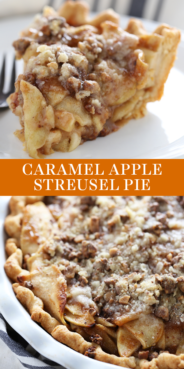 Caramel Apple Streusel Pie -   18 thanksgiving desserts for a crowd ideas