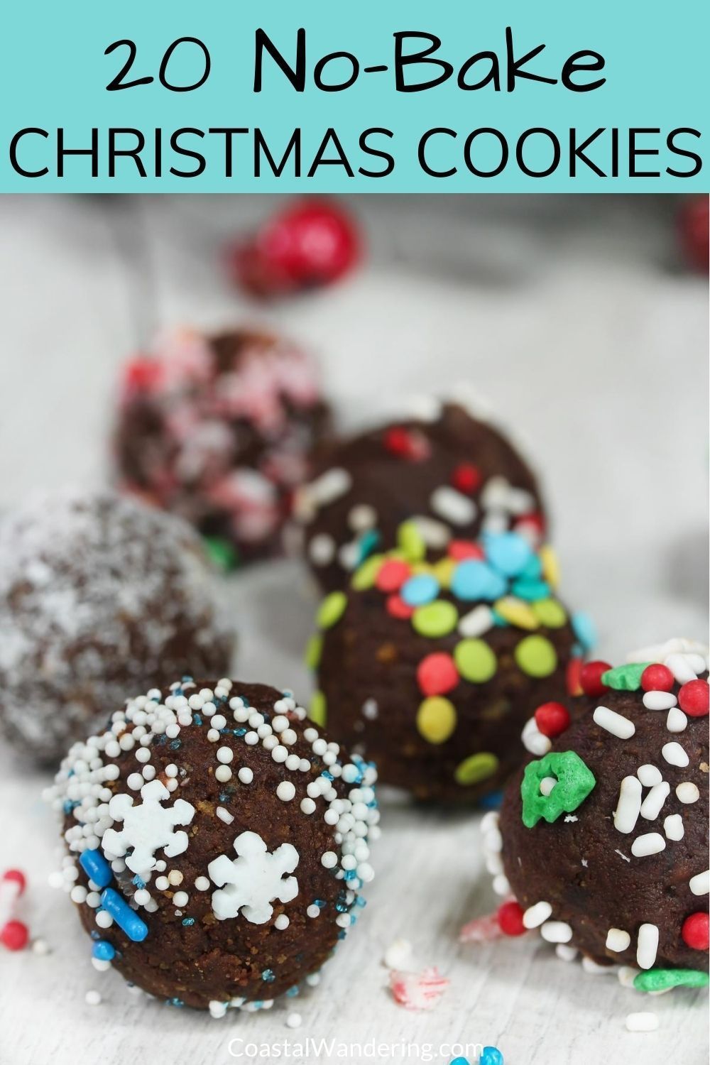 20 Easy No-Bake Christmas Cookies -   19 christmas cookies recipes easy no bake ideas