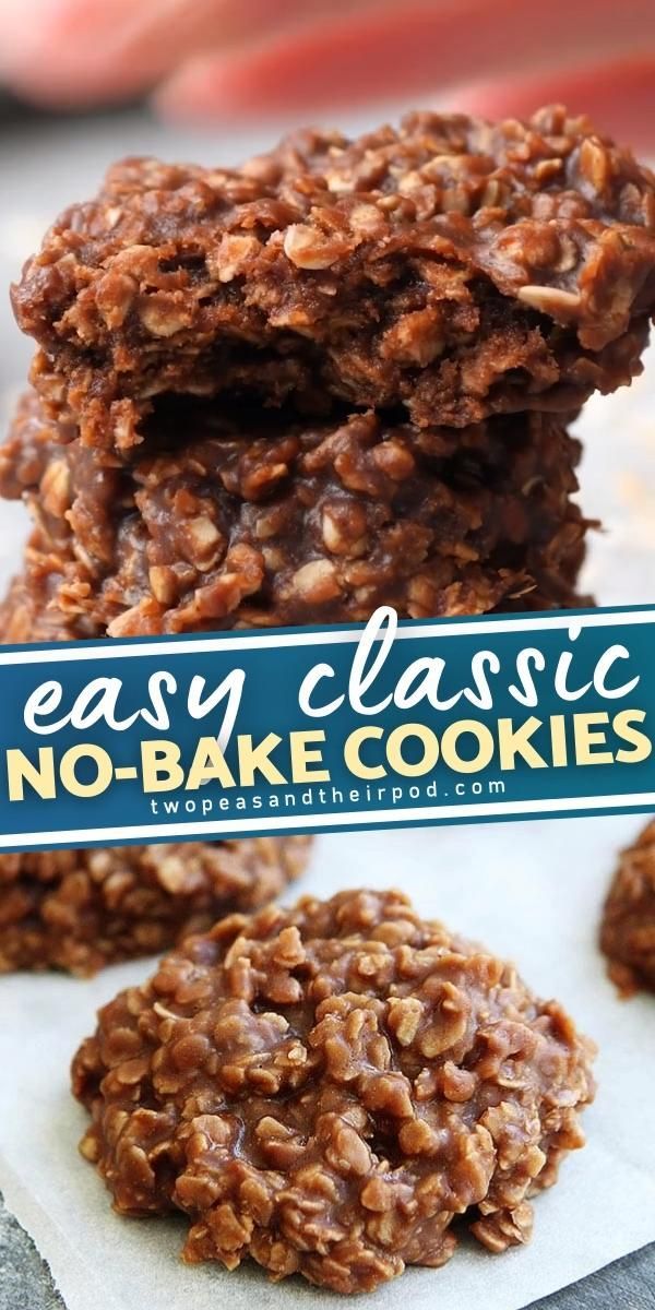 Classic No Bake Cookies -   19 christmas cookies recipes easy no bake ideas