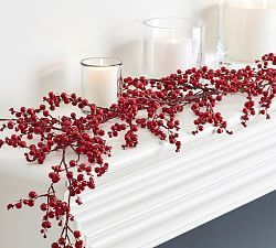 Faux Red Berry Wreath -   19 christmas decor wreaths & garlands ideas