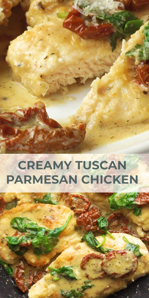 Creamy Tuscan Parmesan Chicken | Creme De La Crumb -   19 dinner recipes for family chicken ideas