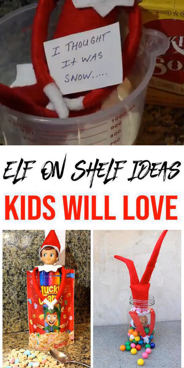 BEST Elf On The Shelf Ideas! Dollar Tree Ideas For Kids That Are Easy – Funny – Awesome – Creative – Arrival Ideas Too! -   19 elf on the shelf for toddlers ideas