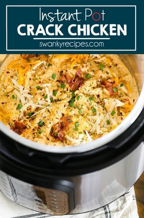 Instant Pot Crack Chicken -   19 healthy instant pot recipes chicken ideas