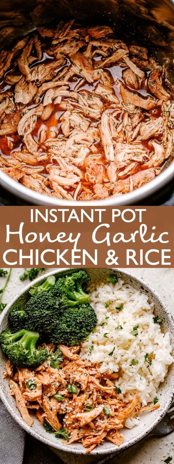 Instant Pot Honey Garlic Chicken and Rice -   19 healthy instant pot recipes chicken ideas