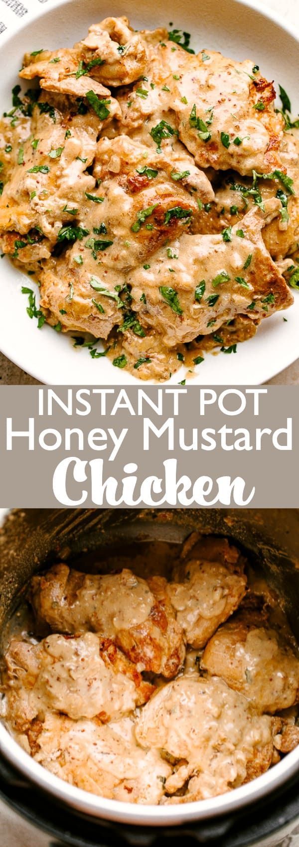 Instant Pot Honey Mustard Chicken - Easy & Healthy Dinner Idea! -   19 healthy instant pot recipes chicken ideas