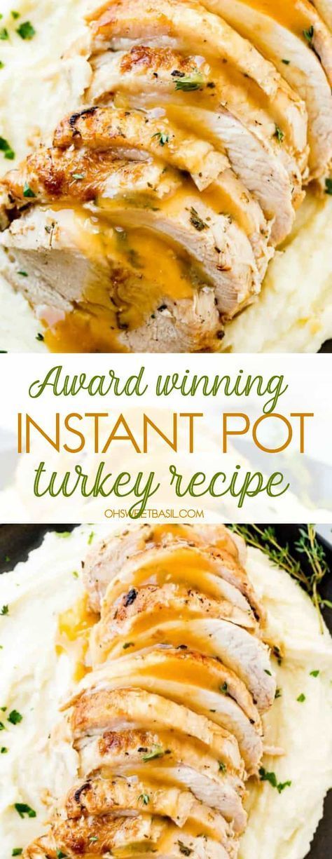 Instant Pot Turkey Breast Recipe (From Fresh or Frozen) -   19 instant pot boneless turkey breast recipes ideas