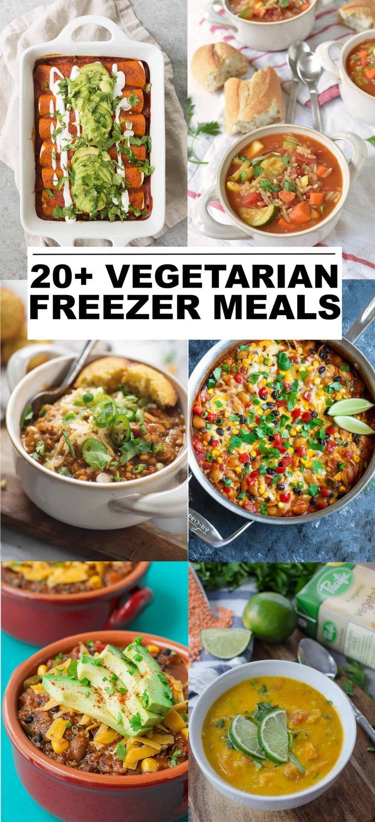 20+ Vegetarian Freezer Recipes for New Moms - Delish Knowledge -   19 meal prep recipes vegetarian freezer ideas