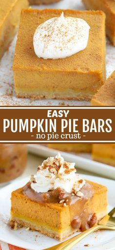 Pumpkin Pie Bars - Celebrating Sweets -   19 pumpkin pie recipe easy from scratch ideas