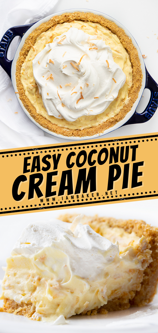 Easy Coconut Cream Pie -   19 quick and easy thanksgiving desserts ideas