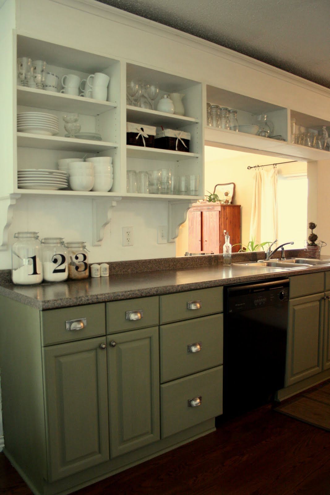 Kitchen Reveal! Before & After -   19 sage green kitchen cabinets two tone ideas