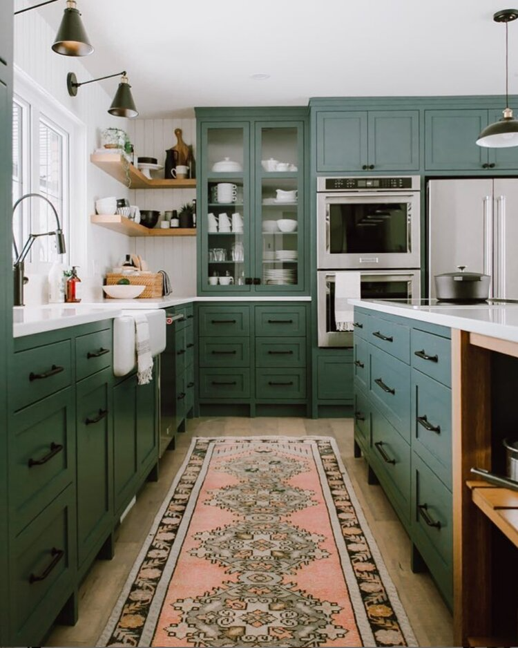 The Best Of | Green Paint Colors — Scout & Nimble -   19 sage green kitchen cabinets two tone ideas