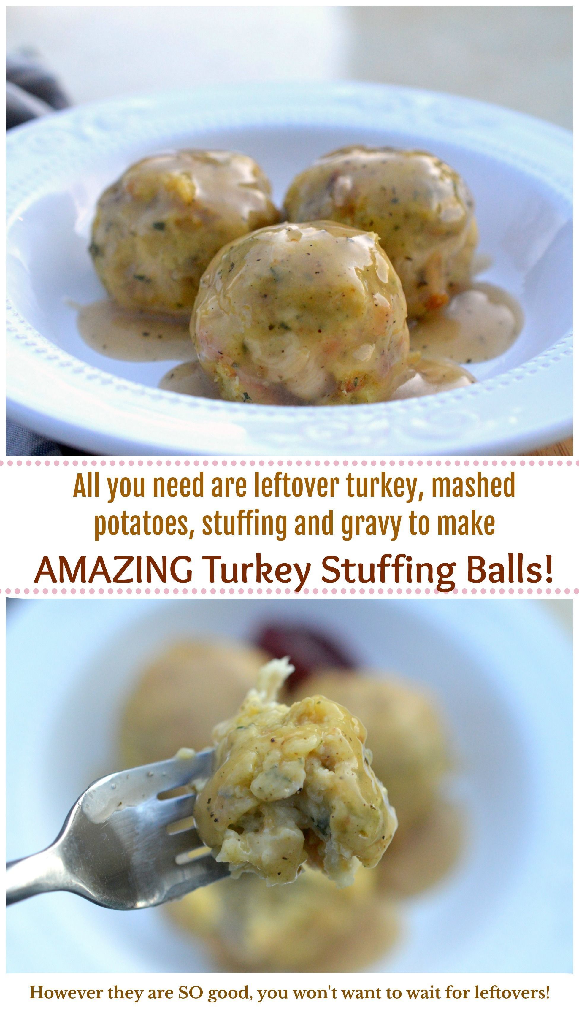 Leftover Turkey Stuffing & Potato Balls -   19 stuffing balls recipe ideas