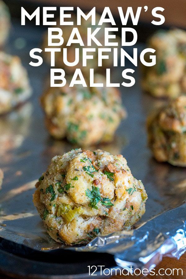 19 stuffing balls recipe ideas