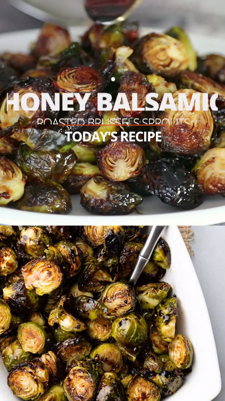ROASTED BRUSSELS SPROUTS -