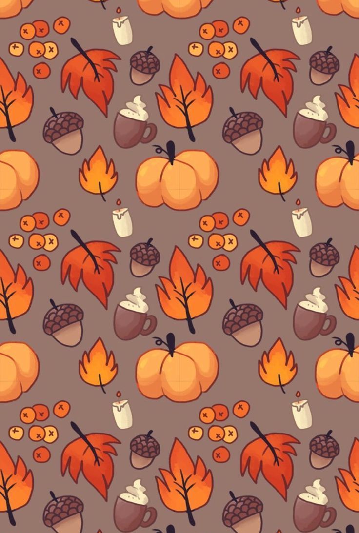 Autumn Leaves Print, Leaf Varieties, Types of Leaves, Seeds, Fall Colors, Harvest, Leaf Chart, Thanksgiving, Halloween, October, Hostess -   19 thanksgiving wallpaper ideas