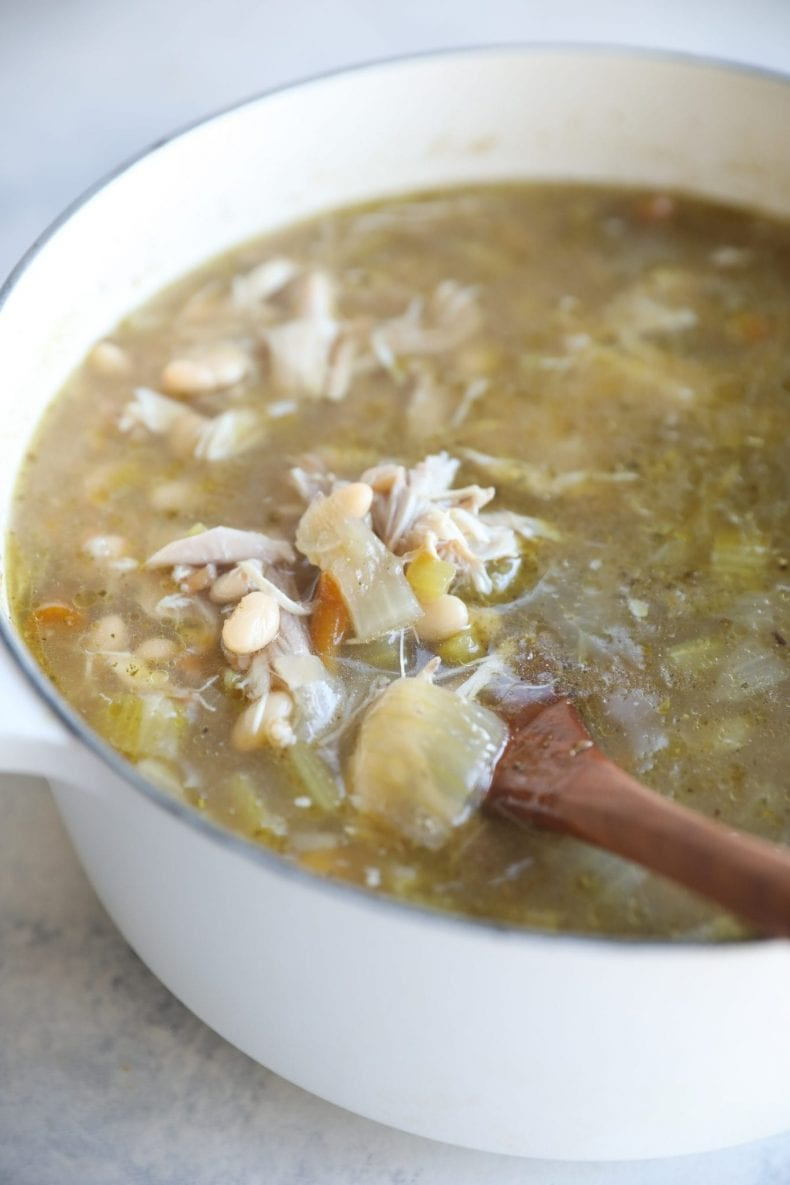 Day After Thanksgiving Soup [Made with Your Turkey Carcass!] - The Healthy Maven -   19 turkey soup from carcass recipes frozen ideas