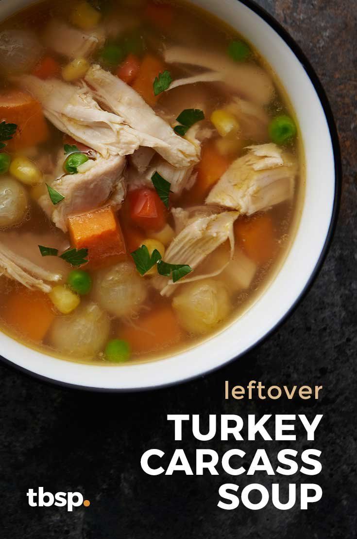 Leftover Turkey Carcass Soup -   19 turkey soup from carcass recipes frozen ideas