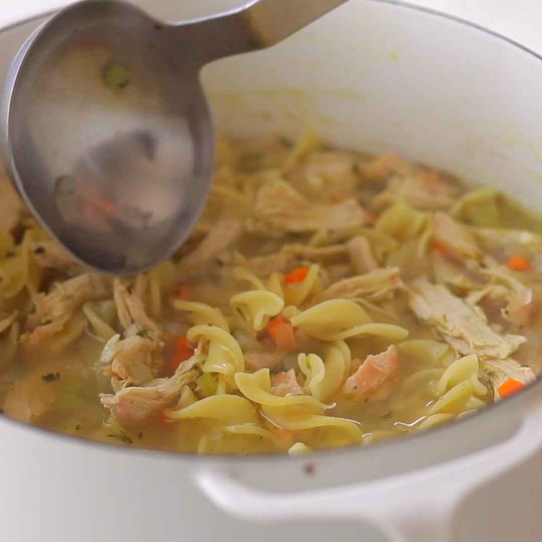 Leftover Turkey Noodle Soup -