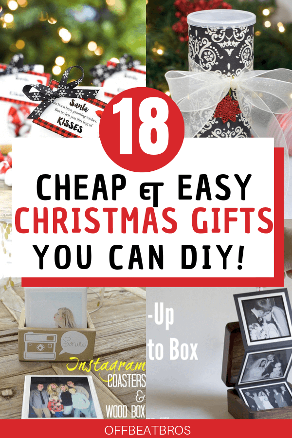 18 Best DIY Christmas Gifts Your Friends Will Love -   19 xmas gifts for friends budget ideas