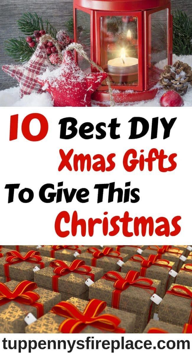 10 Best Homemade Gifts For Christmas - No Cooking Required! | Tuppennys Fireplace -   19 xmas gifts for friends budget ideas