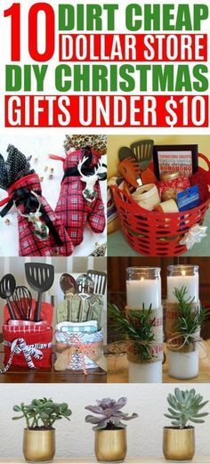 20 DIY Cheap Christmas Gift Ideas From the Dollar Store Under $10 -   19 xmas gifts for friends budget ideas