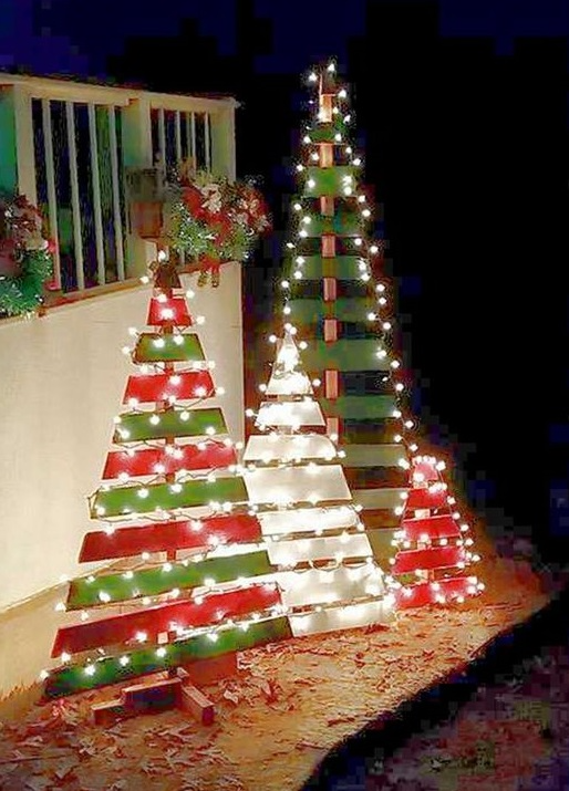 20 diy christmas decorations for outside wood ideas