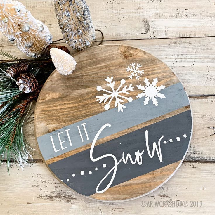 Round Wood Projects, DIY Christmas Projects -   20 diy christmas decorations for outside wood ideas