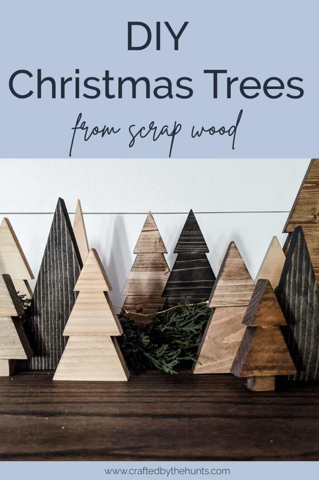 The Easiest and Cheapest DIY Wood Christmas Trees -   20 diy christmas decorations for outside wood ideas
