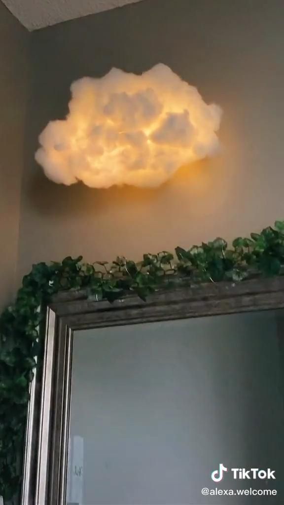 DIY cloud lamp -   22 room decor diy videos ideas